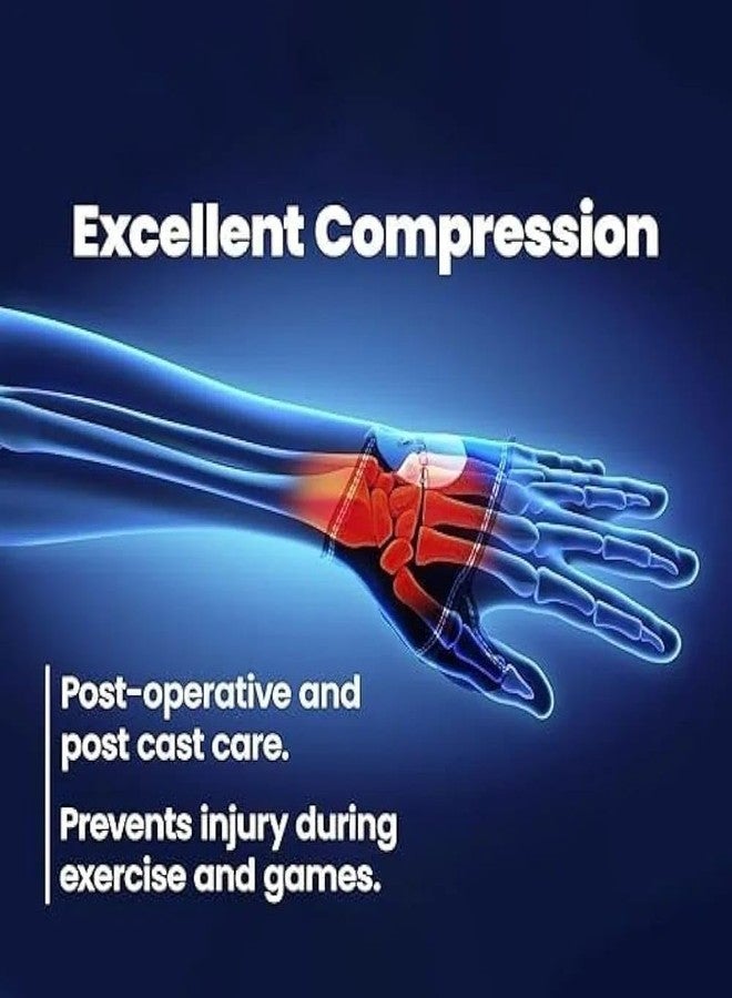 AQUACARE Wrist Support Brace with Thumb Support for Men and Women Adjustable Hand Brace for Pain Relief Carpal Tunnel Arthritis Gym and Sports Injury Wrist Stabilizer for Left and Right Hand ( Pack of 1 ) - Image 2