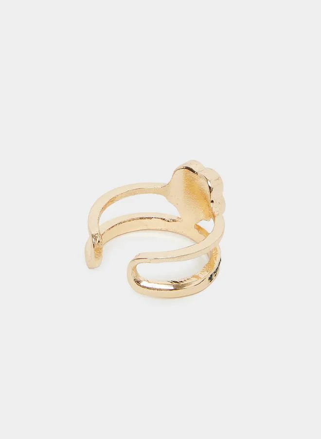 ستايلي Styli Embellished Flower Ring