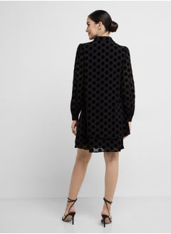 YAS Yasflocki Mesh Detailed Dress  - Image 2