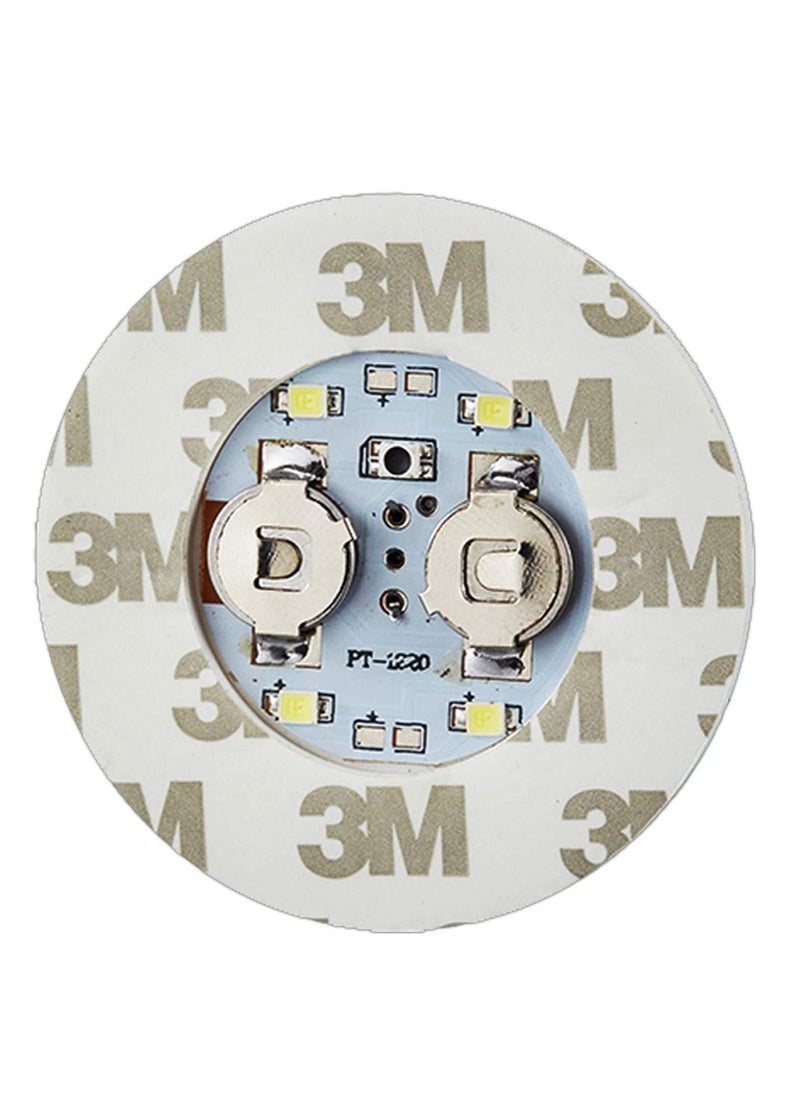 ماركة غير محددة مجموعة من 3 ملصقات كوستر LED ذاتية اللصق ، 4 × SMD LED بما في ذلك البطاريات  - Image 2