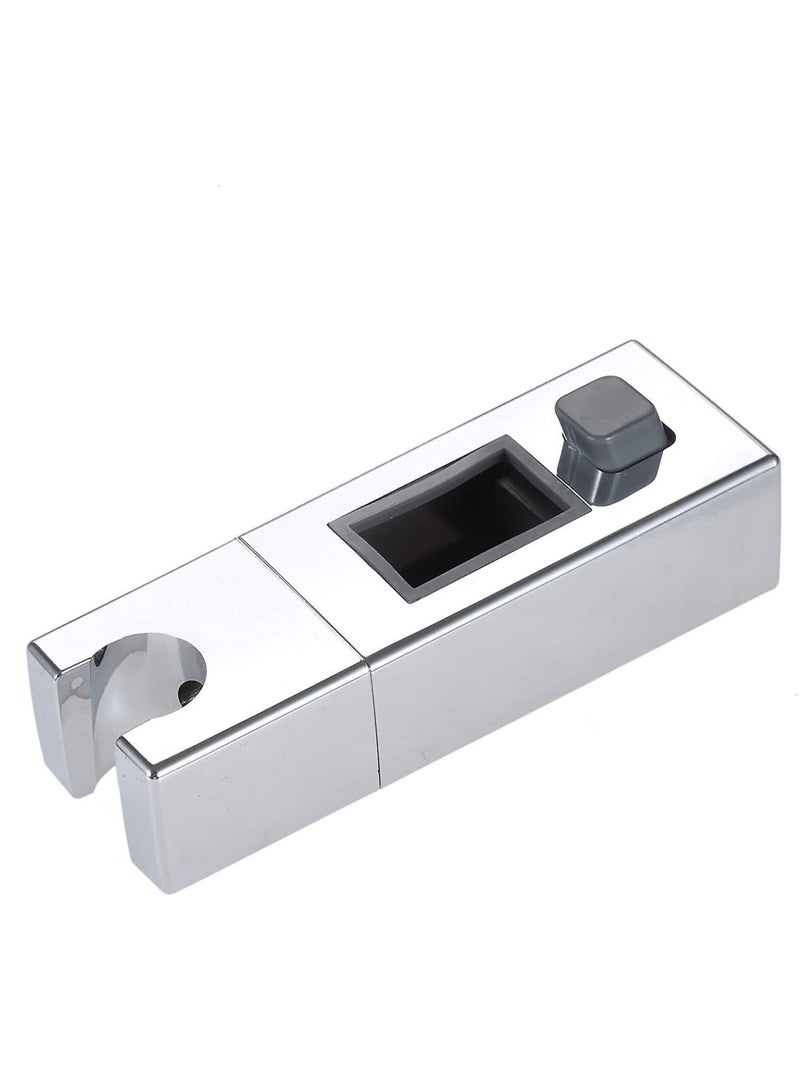 Rubik Shower Head Slider Holder (3x1.8cm) for Square Slider Bar, Rotateable Rail Slider Holder, Adjustable Height  - Image 1