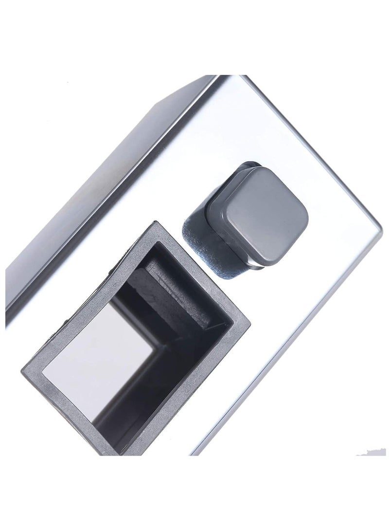 Rubik Shower Head Slider Holder (3x1.8cm) for Square Slider Bar, Rotateable Rail Slider Holder, Adjustable Height  - Image 5