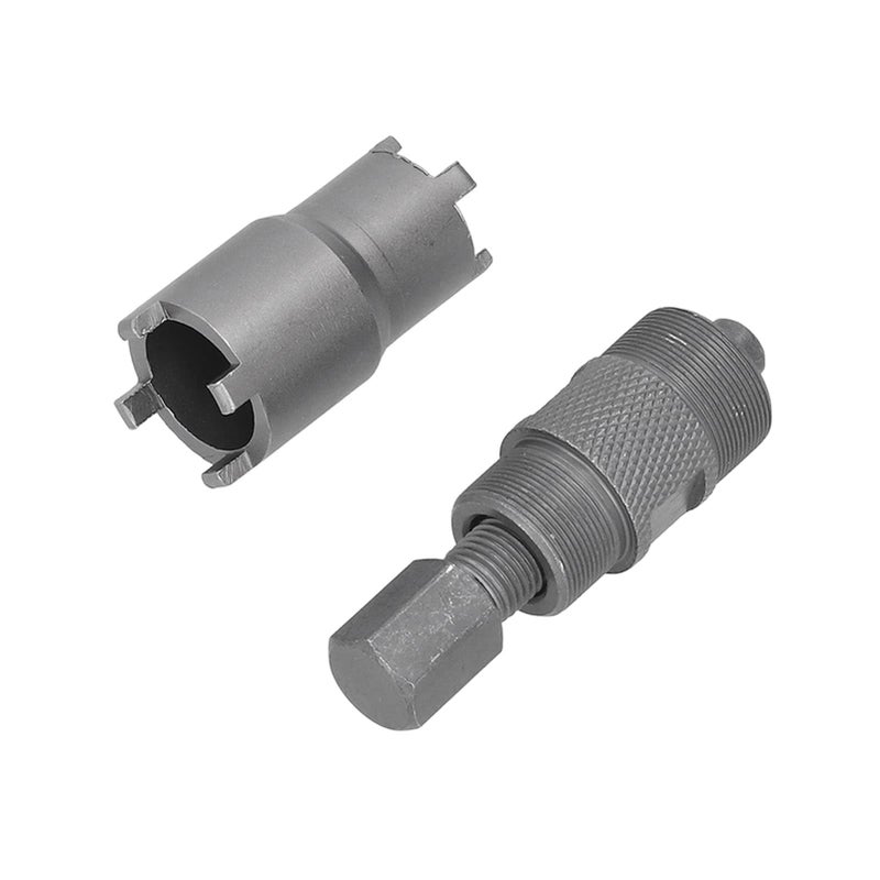 Carbon Steel Motorcycle Flywheel Puller Removal Tool with Clutch Lock Nut Spanner for GY6 ATV Dirt Bike Scooter - Image 2