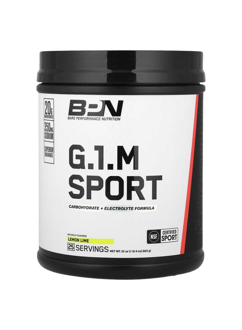G.1.M Sport, Lemon Lime, 1 lb 6 oz (623 g)