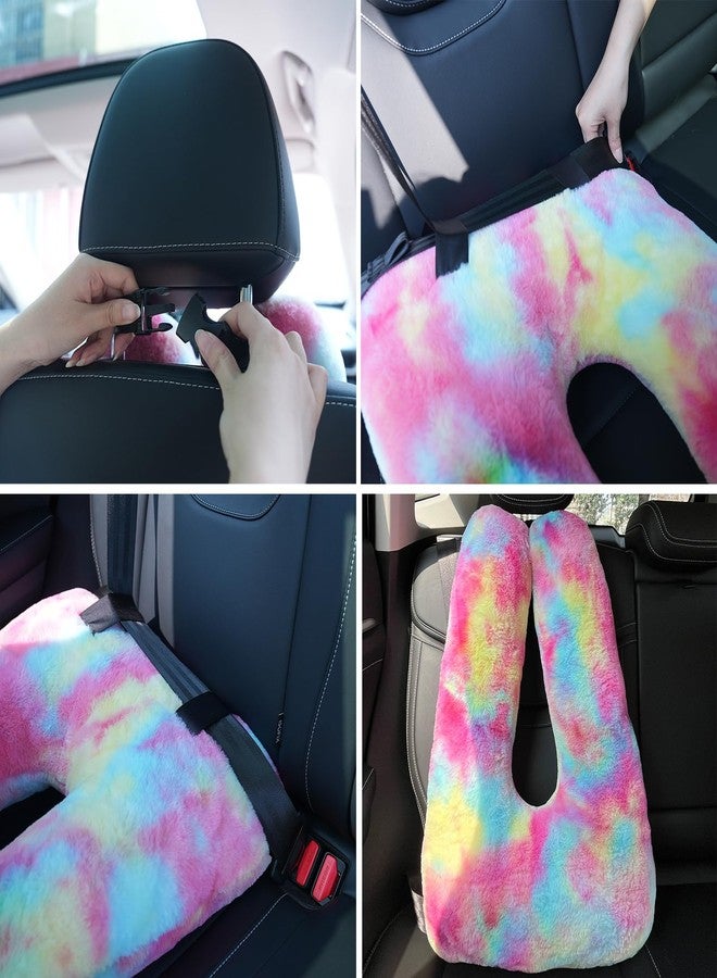Atablyn Car Pillow - Cute Kid and Adult Car Sleeping Neck Head Support H-Shape Travel Pillow Cushion Car Seat Safety - Image 4