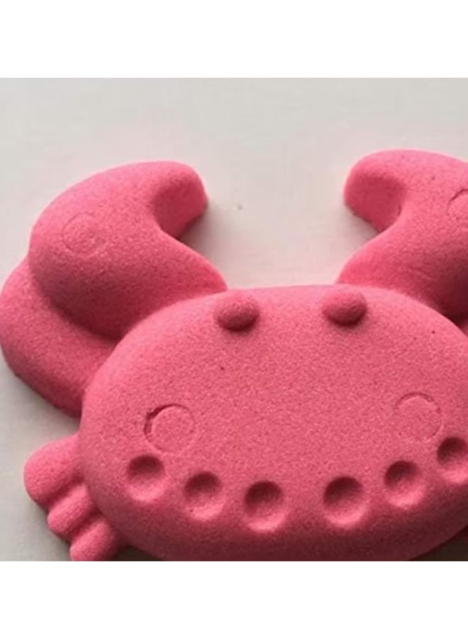 عجينة رائعة وطين سحري مع قالب، مجموعة حسية قابلة لإعادة الاستخدام، ألعاب رملية رائعة خالية من الغلوتين، ألعاب داخلية للأطفال من سن 10 إلى 15 عامًا (وردي) - Image 3