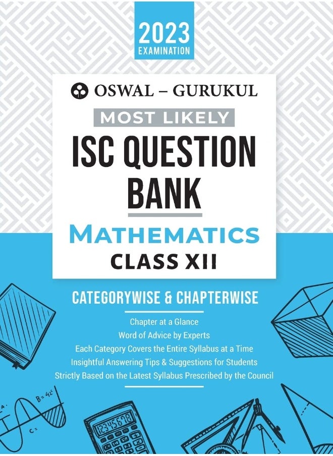 null - Oswal - Gurukul Mathematics Most Likely Question Bank: ISC Class 12 for 2023 Exam - Image 1