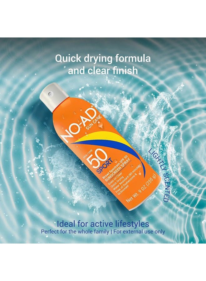 no ad No-Ad Sport Sunscreen Lotion, SPF 50 16 oz - Image 3