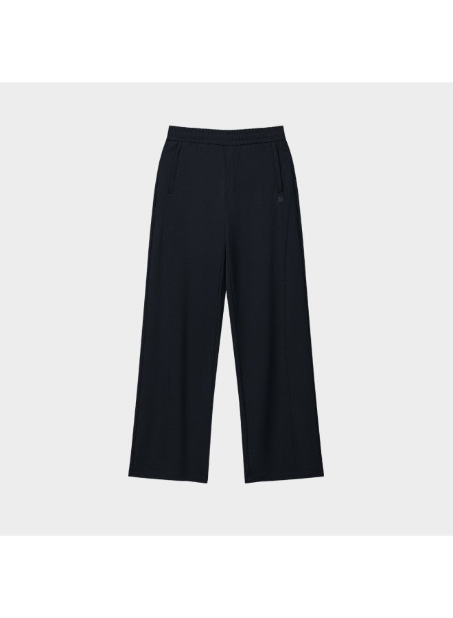 FILA Women'S Casual Pants, Fashionable Leisure Simple Basic Comfortable Versatile Straight Leg Slightly Stretch Knit Trousers - Image 2
