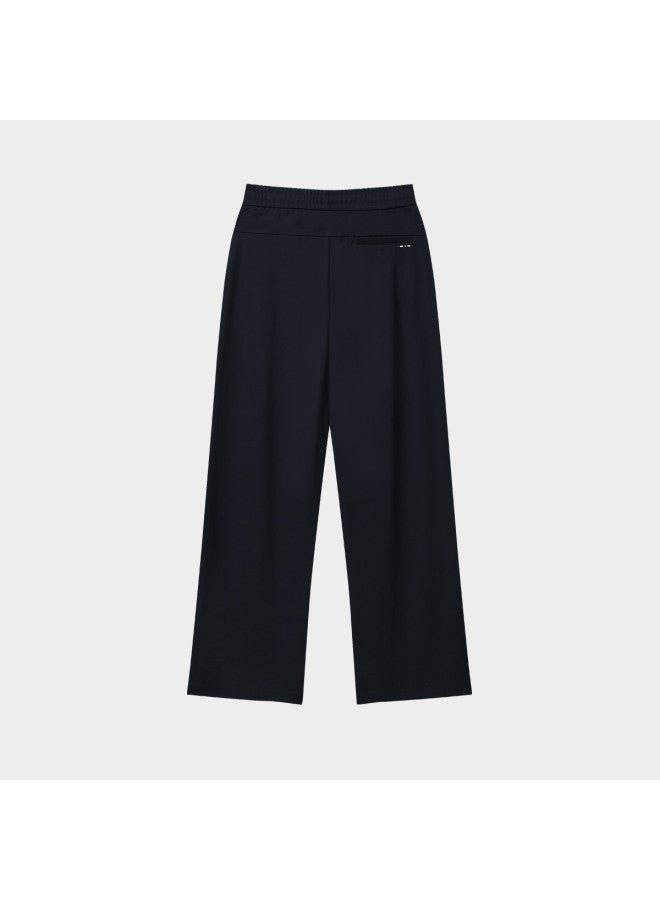 FILA Women'S Casual Pants, Fashionable Leisure Simple Basic Comfortable Versatile Straight Leg Slightly Stretch Knit Trousers - Image 3