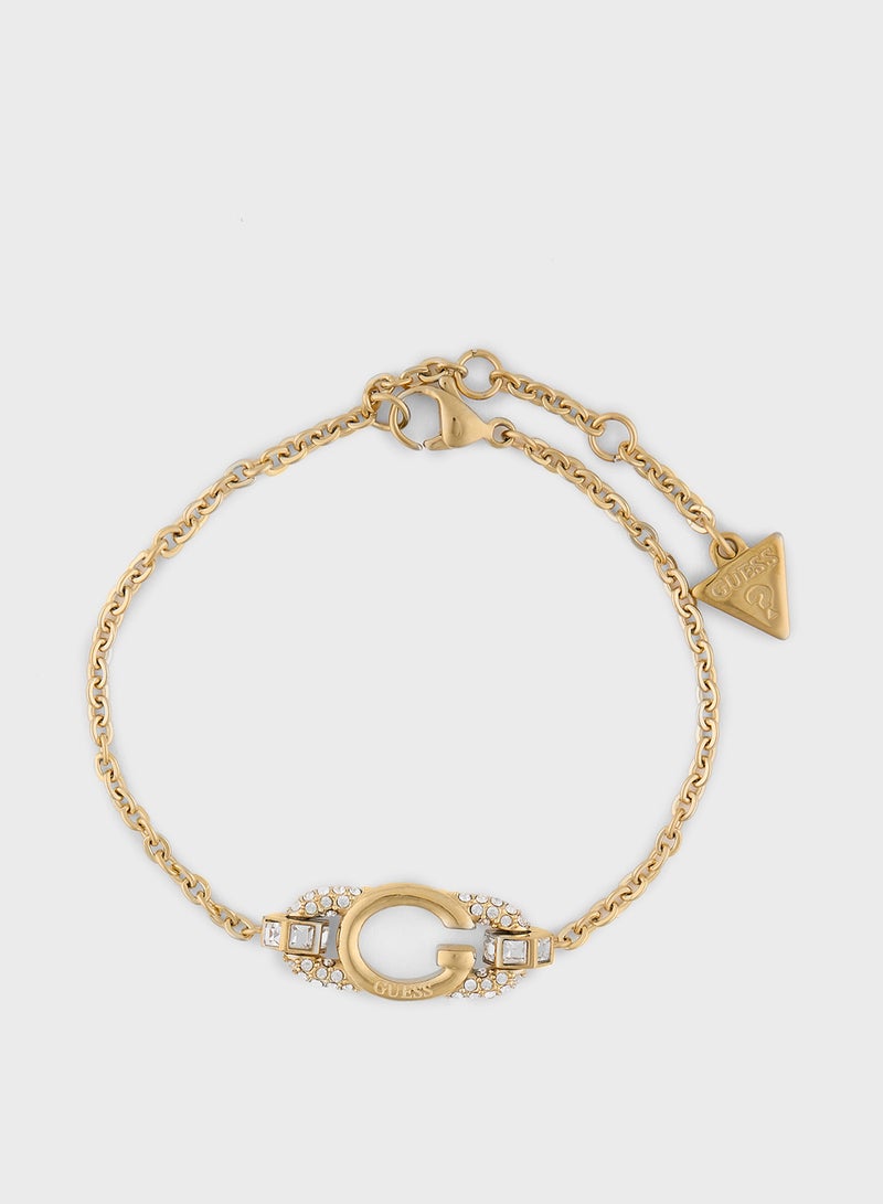 GUESS Logo & Crystals Bracelet - Image 1
