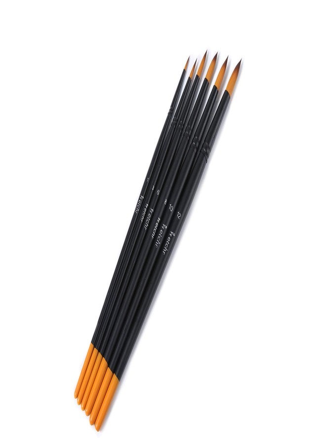 Etchr Professional Artist Paintbrushes - 10 Assorted Vegan-Friendly Watercolor Brushes in Carry Case - Quality Brush Set - Image 5