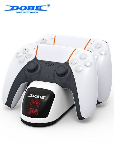 PS5 Charging Station, Dualsense Charging Station Dock for Dual PlayStation 5 Controllers with LED Indicator, Fast Charging Dock for PlayStation 5 Controller