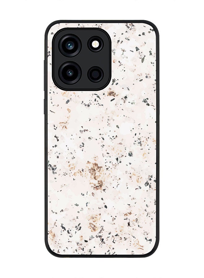 Stylizedd Rugged Case for OnePlus Nord 6 / Turbo 6- Slim Fit Hybrid Rubber Cover Marble Print Stone