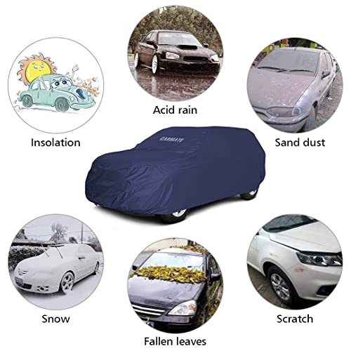 CARMATE Parachute Custom Fitting Waterproof Car Body Cover for Jaguar XJL - Blue (Without Side Mirror & Antenna Pockets) - Image 2