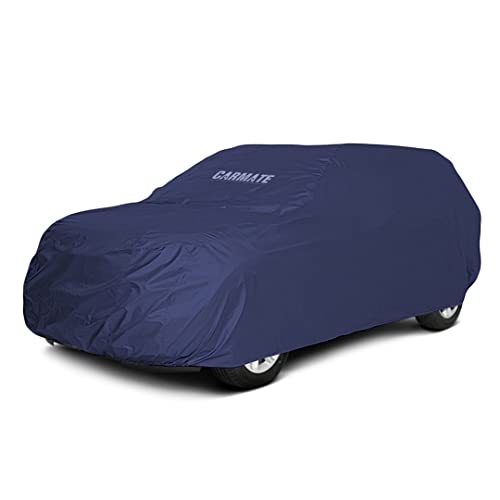 CARMATE Parachute Custom Fitting Waterproof Car Body Cover for Jaguar XJL - Blue (Without Side Mirror & Antenna Pockets) - Image 1