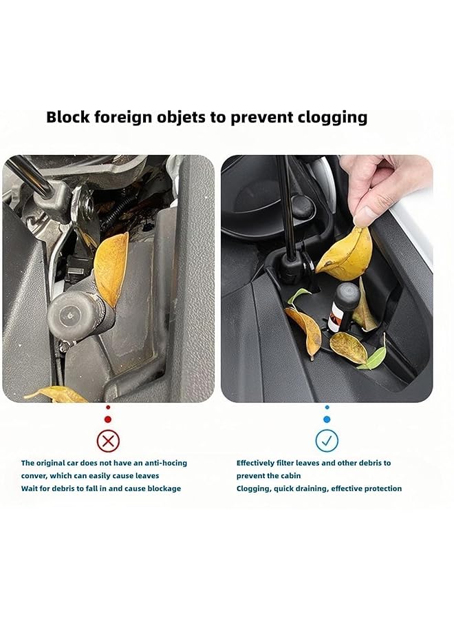 Khazna 2Pcs Model 3 Front Trunk Cover - Tpe Anti-Blocking Protector For Spare Compartment - Premium Interior Accessory - Image 2