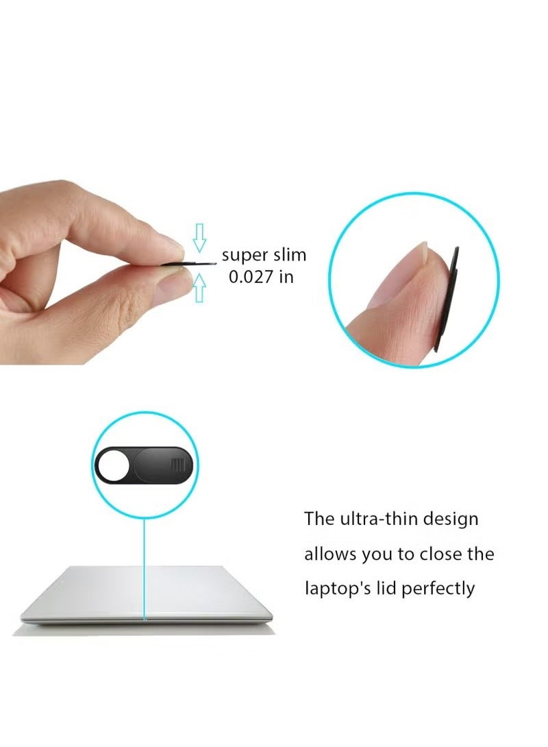 12 Pack Laptop Camera Cover Slide，Phone Camera Cover for Laptop, Desktop, PC, Tablet, Smartphone Great for Privacy - Image 3