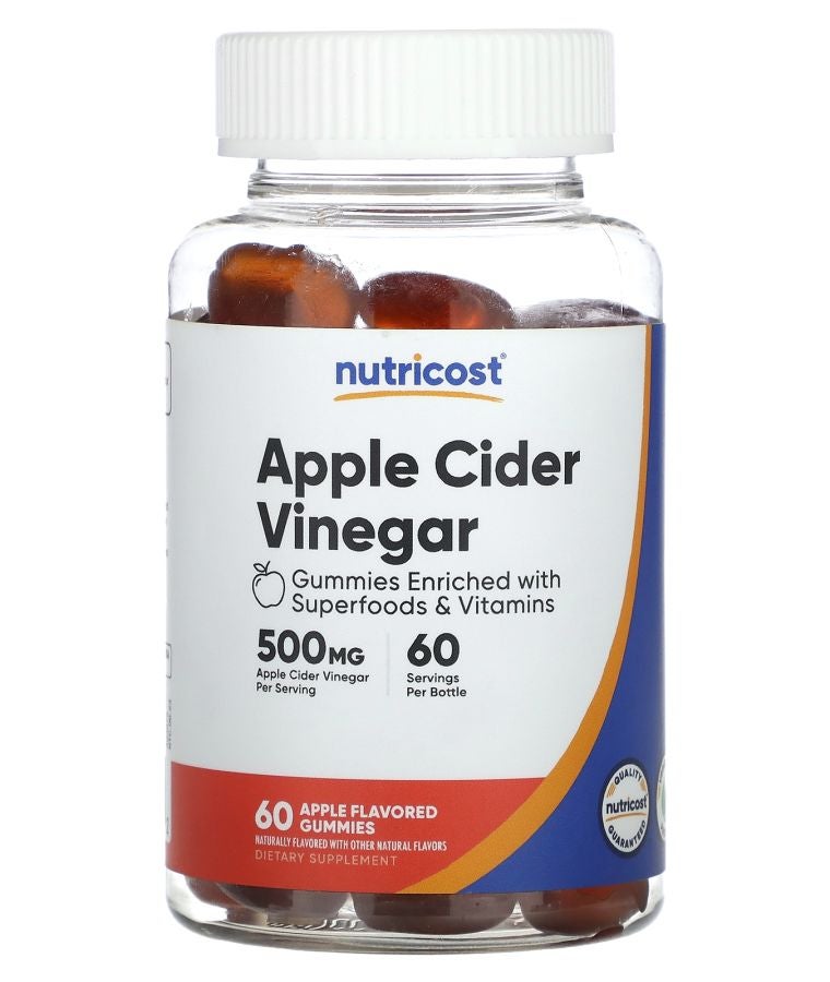 Apple Cider Vinegar Gummies Apple 500 mg 60 Gummies