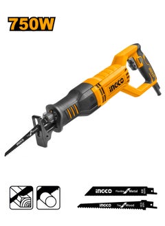 INGCO Ingco  Reciprocating Saw  750 Watt  Yellow / Black  - Image 1