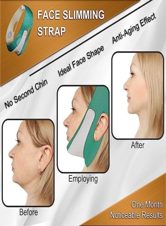 GODFLY Double Chin Reducer Tool V Line Face Lifting Strap Face Slimming Mask Jawline Shaper Face Lifter Skin Tightening Belt for Men & Women - Image 5