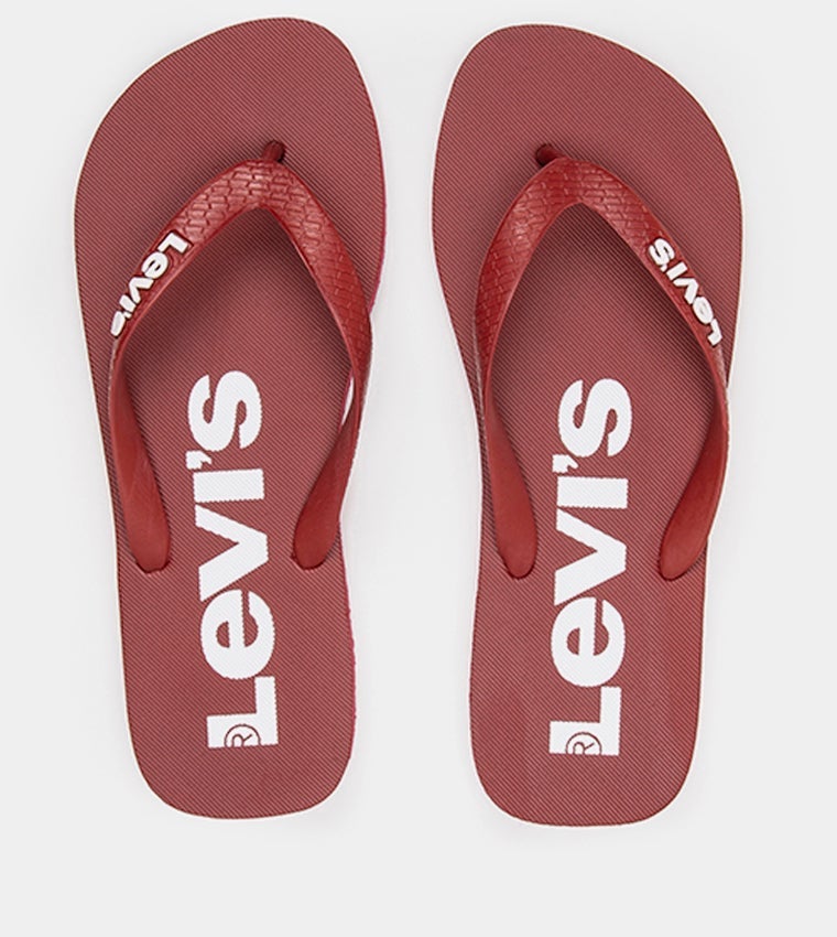 Levi's Men's Logo Detail Thong Slippers - Image 4