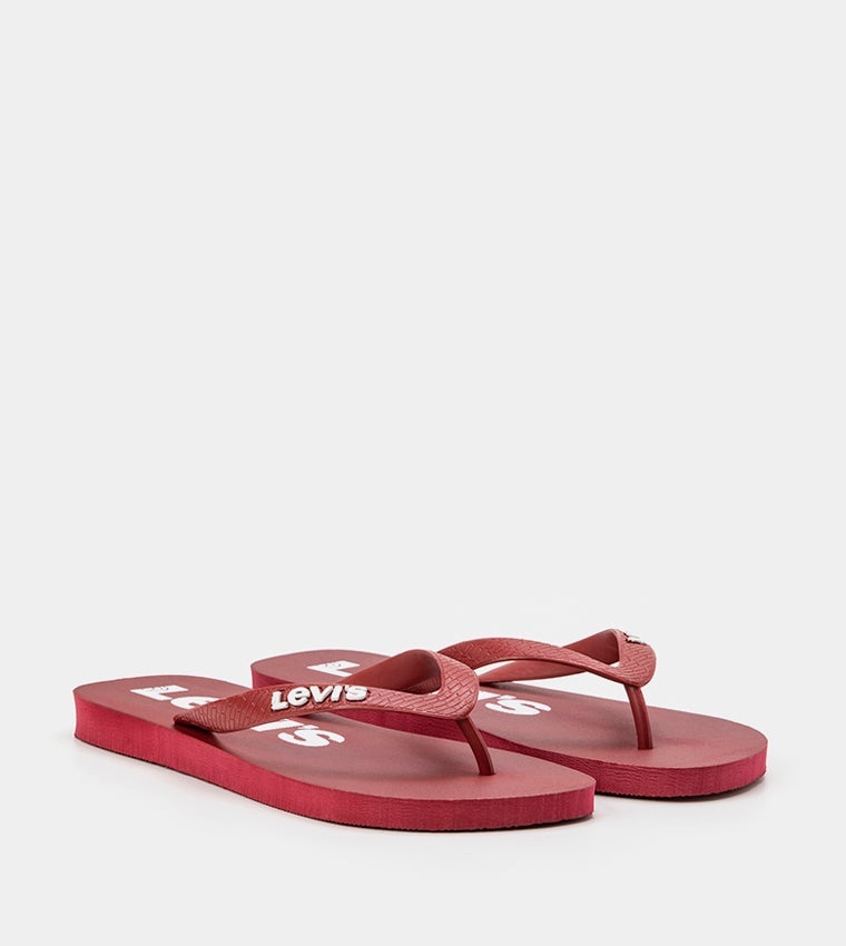 Levi's Men's Logo Detail Thong Slippers - Image 3