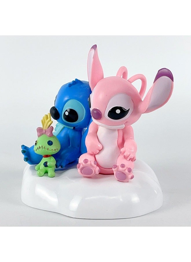 General Stitch Anqi Desktop decoration Standing Couple Stitch Model Toy Birthday Party Collection Decoration Gift for family and friends  - Image 2