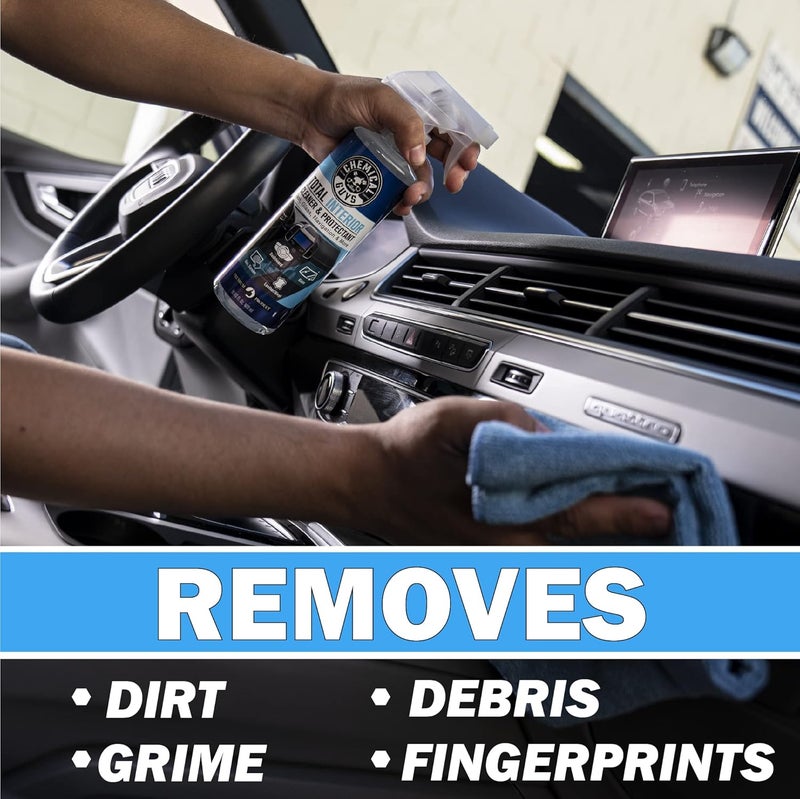 Total Interior Cleaner & Protectant – Interior Cleaner, Cleans & Protects Leather, Vinyl, Plastic, Rubber, Glass with a Streak-Free Finish — 16 Fl Oz (Pack of 2) - Image 5