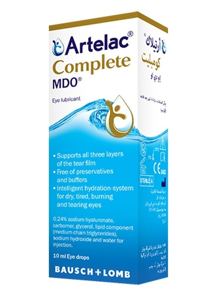 ARTELAC COMPLETE MDO EYE LUBRICANT 10ML