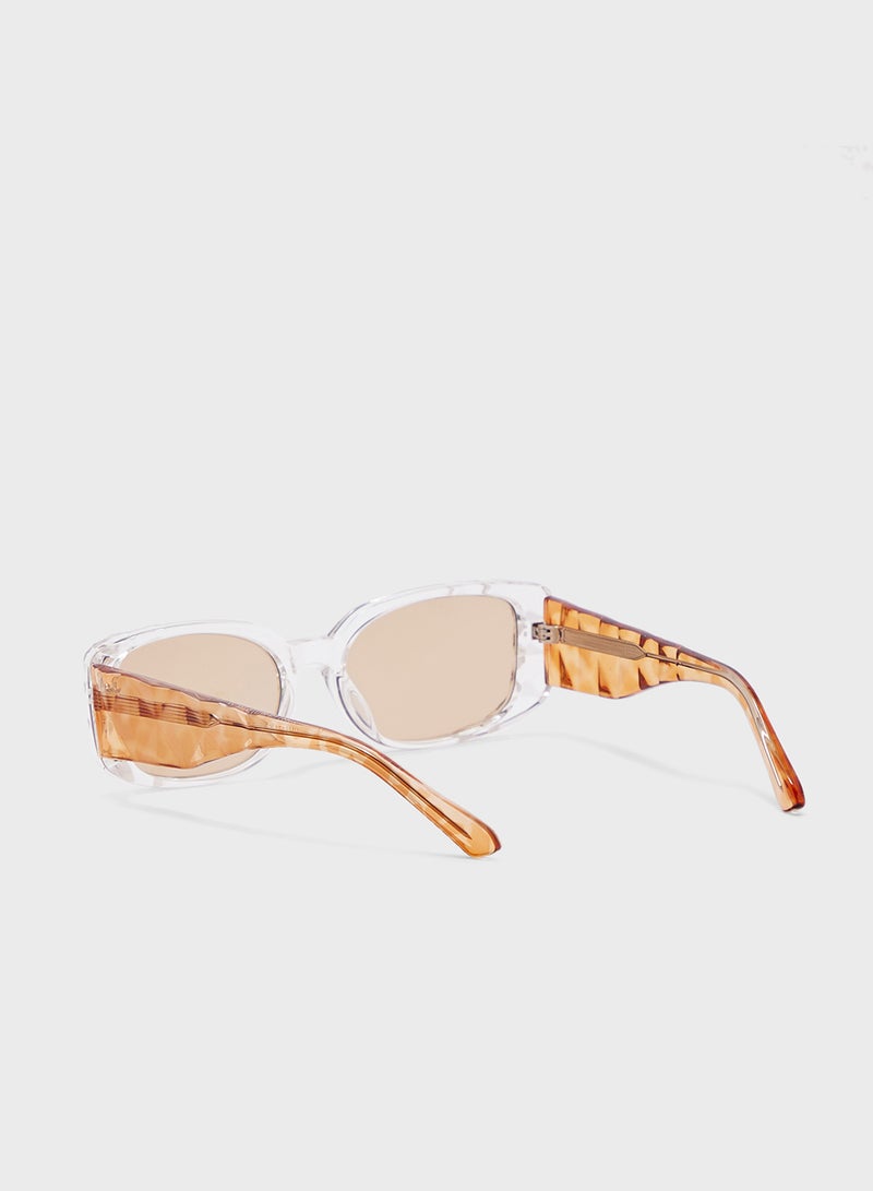 ELLA Polarized Rectangular Sunglasses  - Image 2