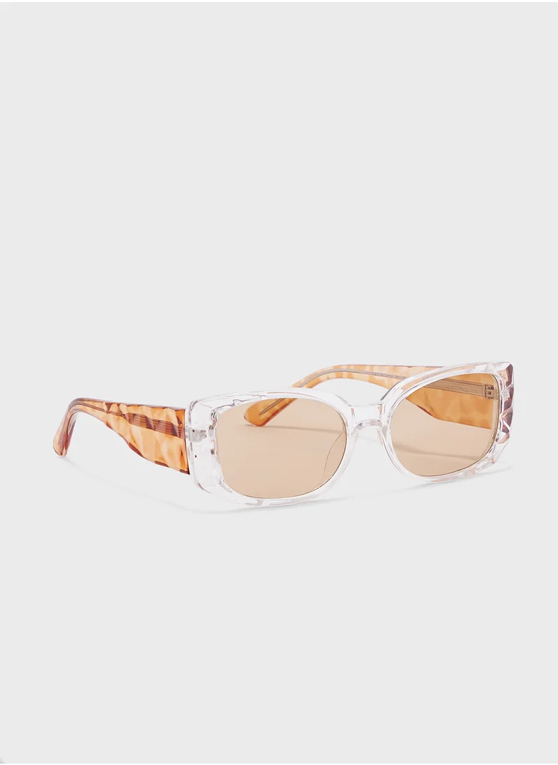 ELLA Polarized Rectangular Sunglasses