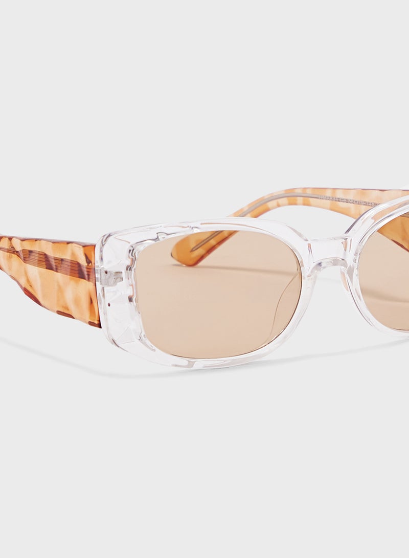 ELLA Polarized Rectangular Sunglasses  - Image 3