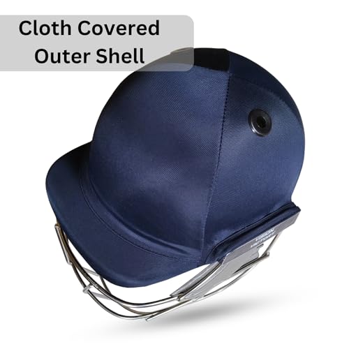 Prokick Shadow Cricket Helmet with Stainless Steel Grill | Lightweight, Comfortable Head Protection for Cricket | Head Fit Adjuster| Adjustable Straps | Comfortable Fit | Better Visibility (Navy - S) - Image 5