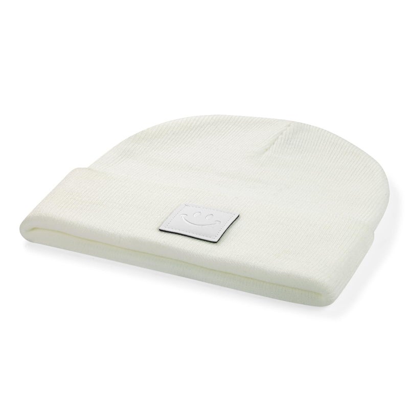 MaxNova White Beanie Hat - Image 2