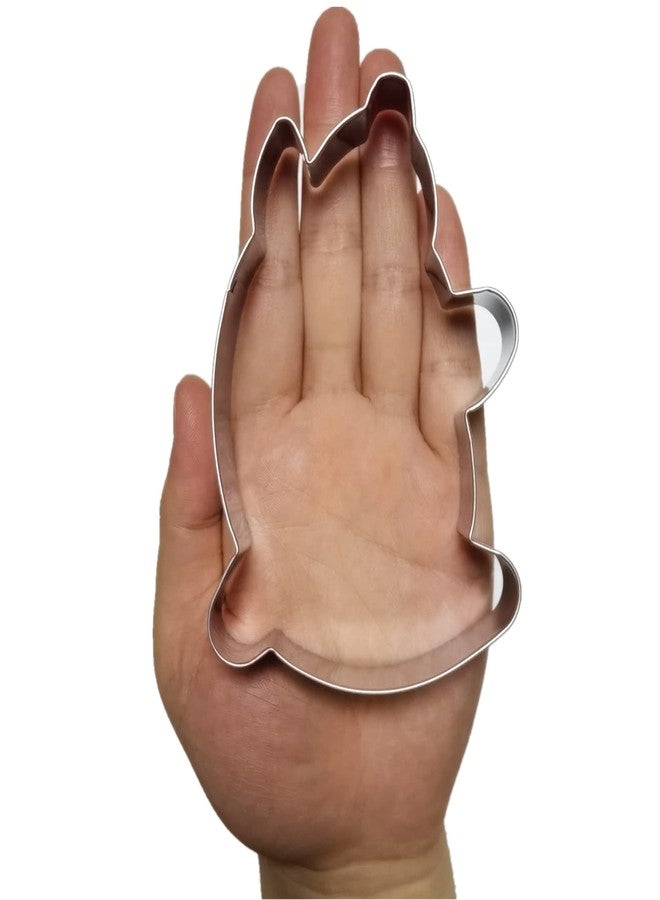 Comais Large Size Pig Shaped Cookie Cutter, Stainless Steel Mexican Marranitos Piggy Fondant Cutter, 4.6 inches - Image 2