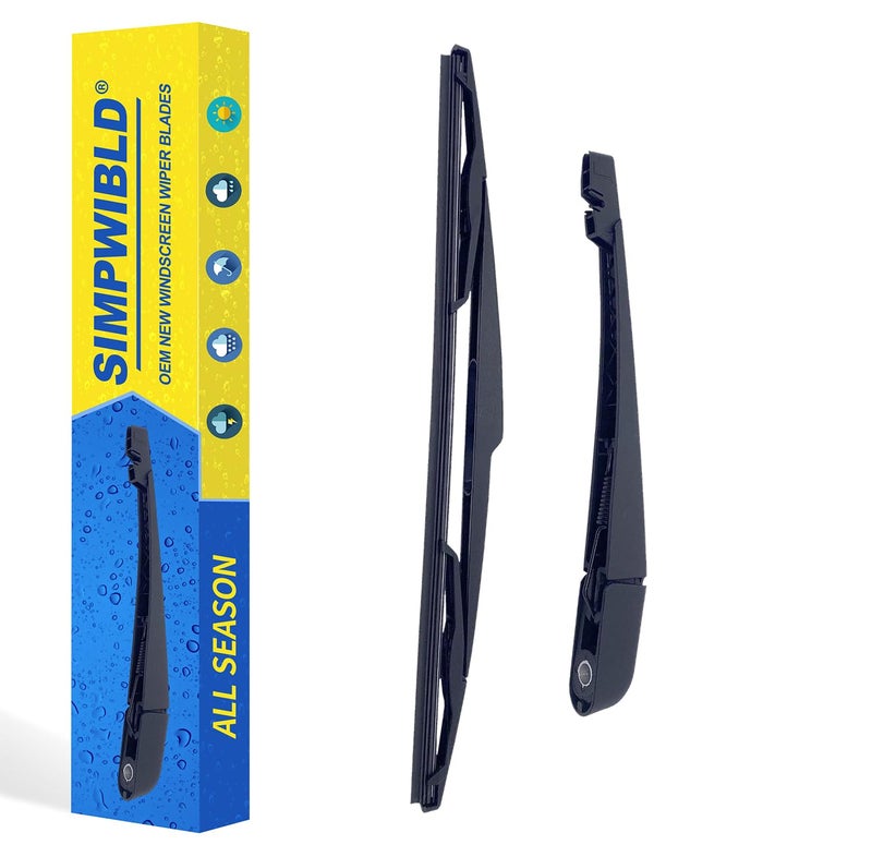 SIMPWIBLD Replacement for 20072012 Nissan Versa Rear Windshield Wiper Blade Arm Set Easy to Install set of 2