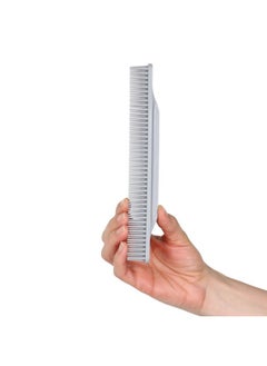Allegro Combs 3 Row Detangling Comb, Wide Tooth Curl Defining Brush for Women's Curly Hair, Perfect for Stylists, Made in USA, 1 Piece (Gray)  - Image 1