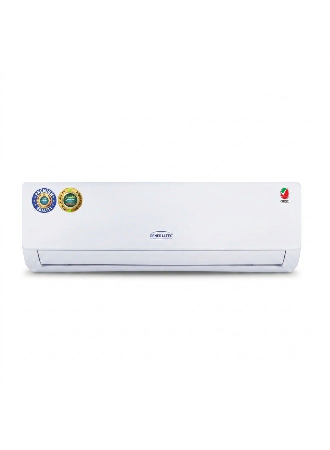 GENERALTEC 1.5 Ton Split Air Conditioner GSAC18-2C | T3 Rotary Compressor | Fast Cooling | 4-Way Swing | Golden Fin | Remote Control | Energy Efficient | 1 Year Full + 5 Year Compressor Warranty 2190 W GSAC18-2C white - Image 1
