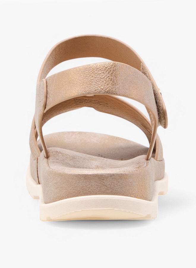 Le Confort Textured Comfort Sandals with Hook and Loop Closure  - Image 5