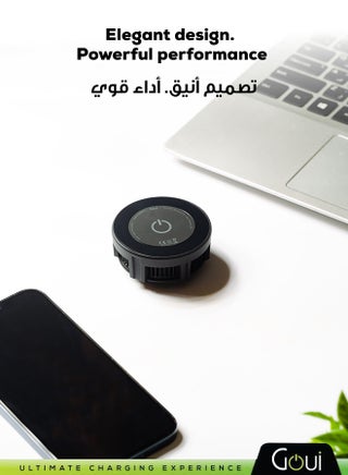 Magfan | Wireless Charger 15W & Cooling Fan: Ultimate Charging Solution With Magnetic Compatibility And Efficient Heat Dissipation Featuring A Built-In Cooling Fan And Innovative Heat Management System, It Prevents Overheating, Ensuring Your Device Charges Faster And More Safely - Black - view 5