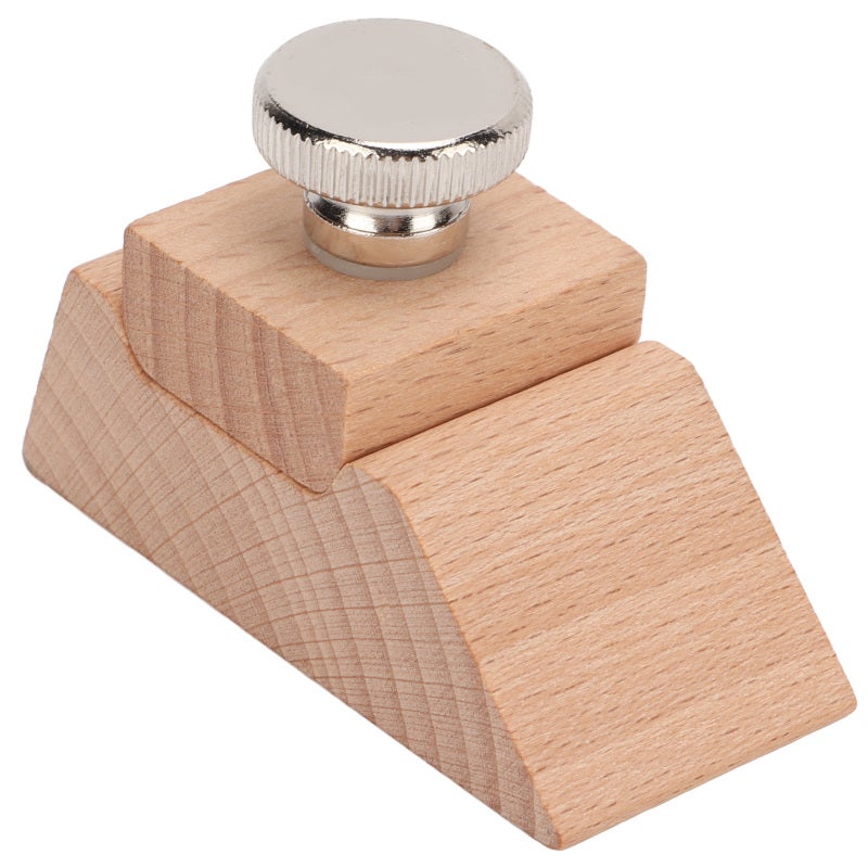 Wooden Sanding Block 3 Shapes Ergonomic Handle - Durable High Quality Leather Sanding Tool for Leather Craft Professionals And Hobbyists, Woodworking - Image 3