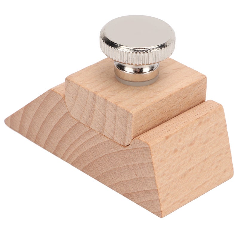 Wooden Sanding Block 3 Shapes Ergonomic Handle - Durable High Quality Leather Sanding Tool for Leather Craft Professionals And Hobbyists, Woodworking - Image 2