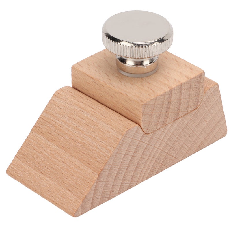 Wooden Sanding Block 3 Shapes Ergonomic Handle - Durable High Quality Leather Sanding Tool for Leather Craft Professionals And Hobbyists, Woodworking - Image 4