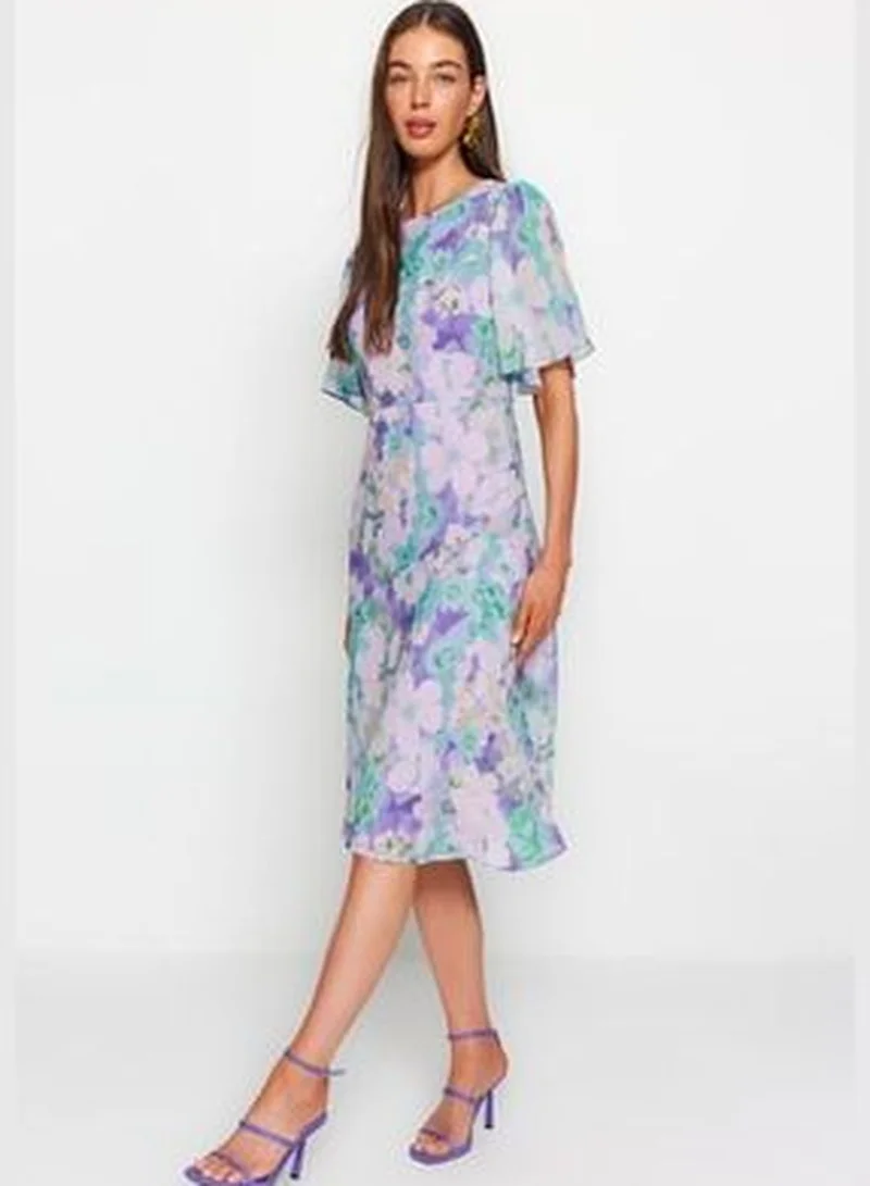 trendyol Floral Chiffon Dress