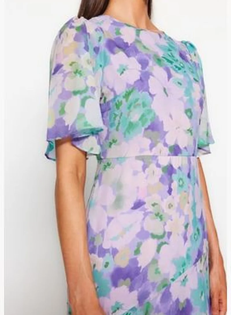 trendyol Floral Chiffon Dress