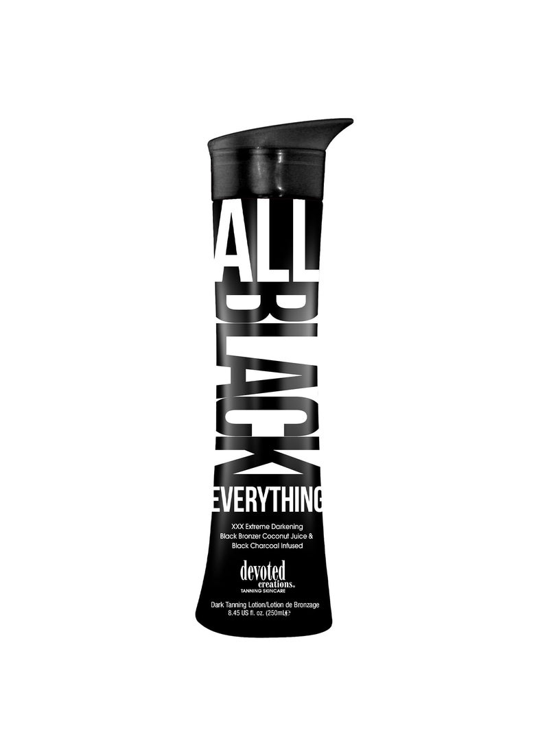 Devoted Creations Devoted Creations All Black Everything  Extreme Darkening Black Bronzer Dark Tanning Lotion 