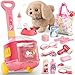 YIYBM Dog Toys for Kids Girls with Puppy StrollerRealistic Robot Interactive Stuffed Dog and 16 Pcs Toy Dog AccessoriesPuppy Pet Care Pretend Play Set for 3 4 5 6 7 Year Old Toddler Girls Birthday Gifts - Image 3