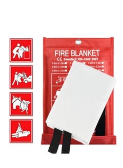 KIIUMI Fire Blanket for Emergency Safety - Retardant Kitemarked Kitchen, Home, Office, Caravan Fire Resistant Blanket  - Image 1