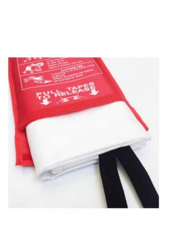 KIIUMI Emergency Fire Blanket - 1 Packs - Home Emergency Fire Blanket 40 "X 40" - Fire Blanket - Home And Kitchen, Fiberglass Fire Blanket - Image 3